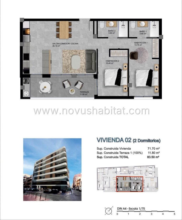 Íbúð í Santa Pola - SP1108 - foto 24