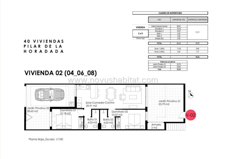 Bungalow in Pilar de La Horadada - N9769 - foto 24