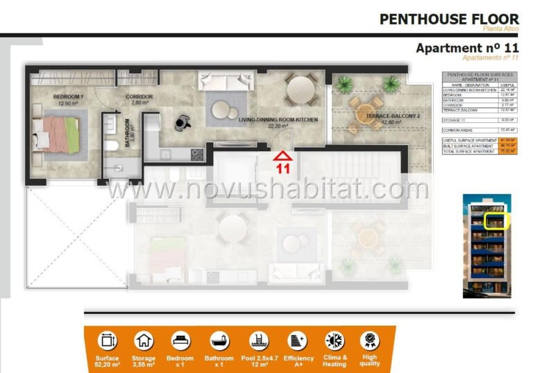 Penthouse in Torrevieja - N8860 - foto 24
