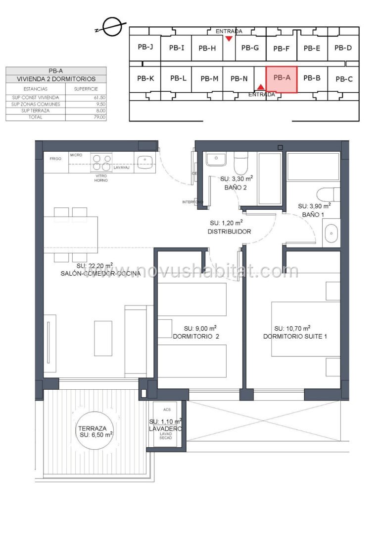 Íbúð í Benijofar - N7979 - foto 14