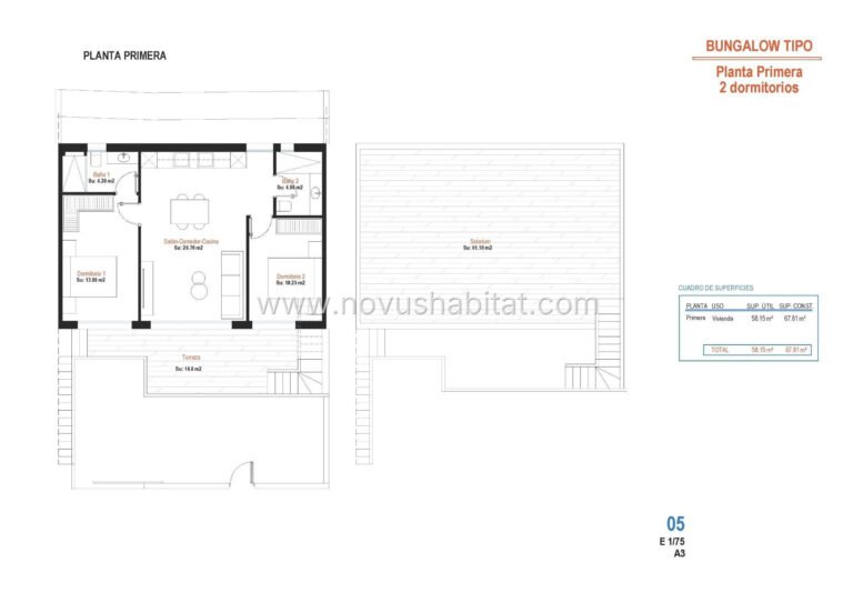 Bungalow í Alhama De Murcia - N9972 - foto 11