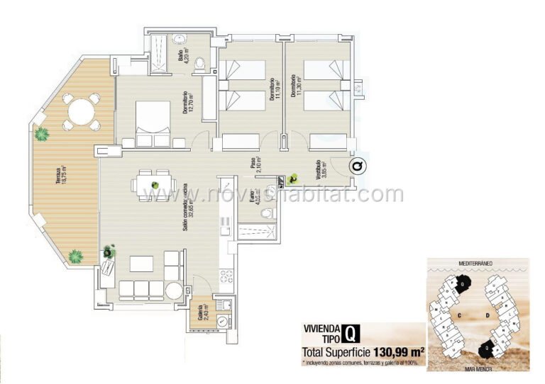 Apartment in La Manga del Mar Menor - N8370 - foto 16