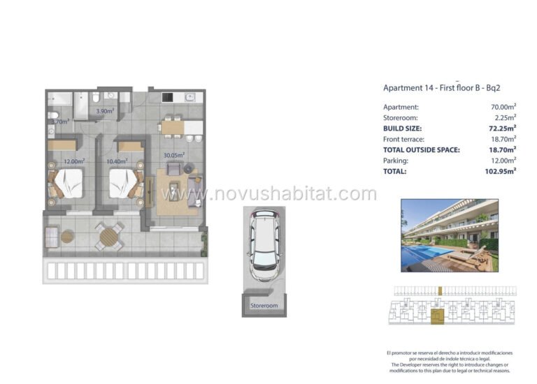 Íbúð í Los Alcazares - N9945 - foto 13
